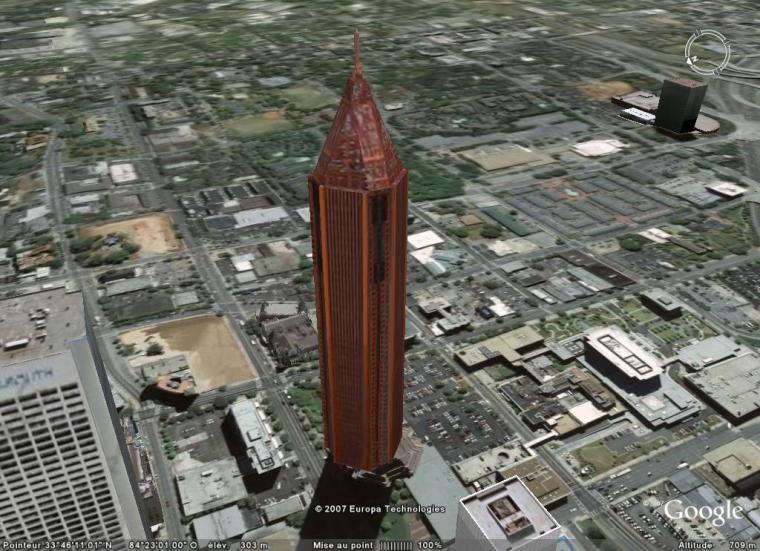 Bank of America Plaza 3D textur