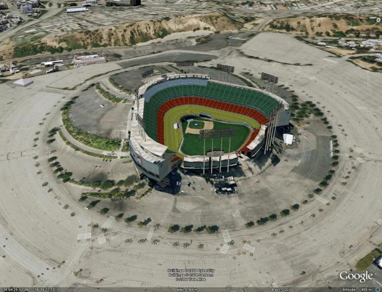Dodger Stadium 3D textur