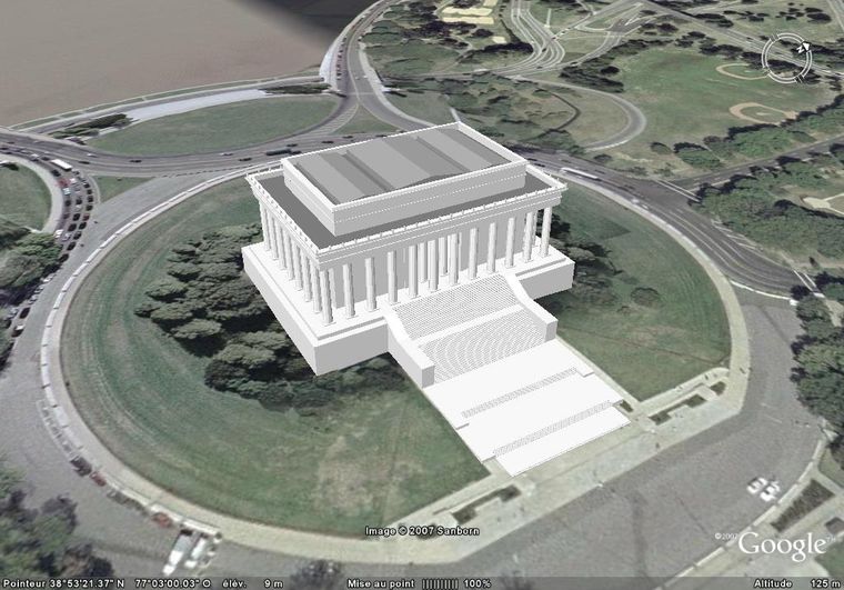 Lincoln Memorial 3D textur