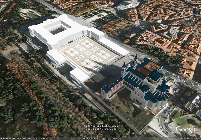 Palais Royal de Madrid 3D textur